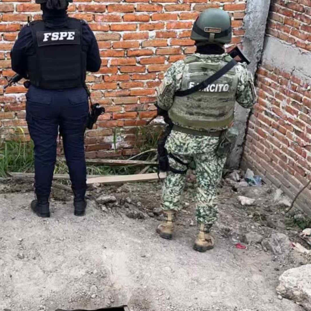 La zona fue resguardada.
